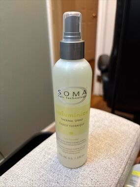 Soma Voluminize Thermal Spray - Pale Green Bottle with Gray Cap